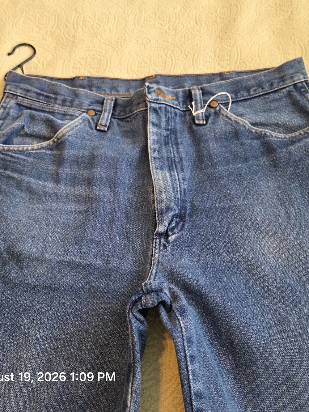 Wrangler Men's Blue Bootcut Jeans